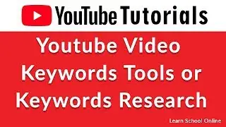 YouTube Keyword Research  Tool Online  - Online Youtube Keywords Research Tools Tutorial