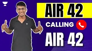 AIR 42 calling AIR 42 ft. Shivanshu Kumar | Unacademy Atoms | Prashant Jain