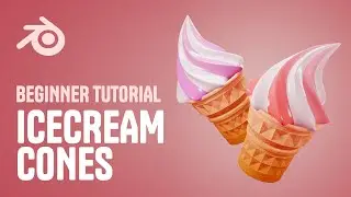 3D Icecream - Blender Tutorial for Beginners