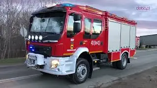 Zderzenie samochodów ciężarowych w Piławie Górnej
