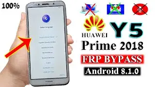 Huawei Y5 Prime 2018 Frp Bypass Dra-lx2 Android 8.1 | New Trick 2023| Y5 Prime Google Account Bypass