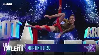 Martina Lazo - Acrobacia en telas | Audiciones | Got Talent Argentina 2023