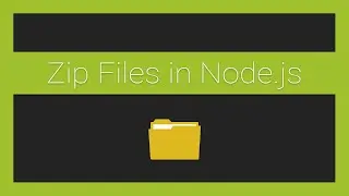 Quick and Easy Library for Working with Zip Files in Node.js