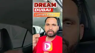 Dream Dubai lottery ticket #dream