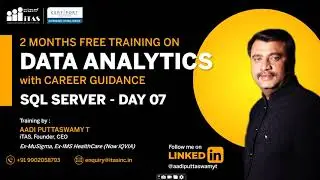 DATA ANALYTICS WITH CAREER GUIDANCE - SQL SERVER - DAY 07 - JOINS, UNION,UNION ALL,INTERSECT, EXCEPT
