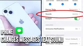 iPhone Tutorial | How to change text messages notification sound | Change iMessage sound