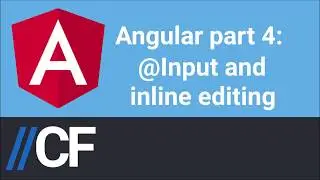 Angular tutorial part 4: Input and Inline Editing - Create Editable Table
