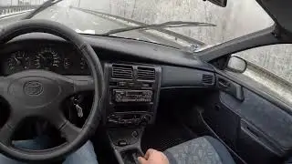 ТЕСТ ДРАЙВ 27 ЛЕТНЕЙ ТОЙОТА КАРИНА(1.6 89 Л.С.)ОБЗОР/ВОЖДЕНИЕ ОТ ПЕРВОГО ЛИЦА
