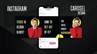 How to create instagram carousel design in adobe illustrator