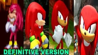 Evolution of Knuckles the Echidna in Sonic Games - Definitive Version 2018