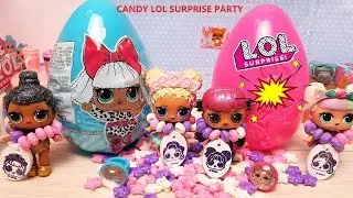 КУКЛЫ ЛОЛ СЮРПРИЗ МУЛЬТИКИ! БОЛЬШИЕ ЯЙЦА ЛОЛ СО СЛАДОСТЯМИ #lolsurprise #doll