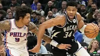 Philadelphia 76ers vs Milwaukee Bucks - Full Game Highlights | March 14, 2023-24 NBA Season
