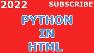 How To Execute Python Script From HTML | 2022