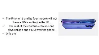 Do iPhone 16 and iPhone 16 Pro Have SIM Tray?