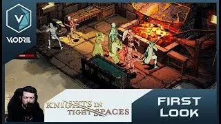First Look - Knights in Tight Spaces - Steam Next Fest Demo - Turn Based Card Battler - 4K