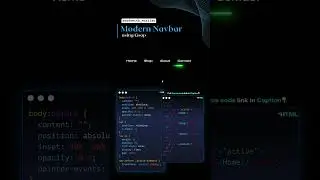 Modern Navbar using Gsap 