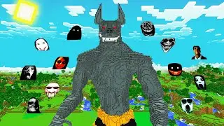 SURVIVAL ANUBIS BASE JEFF THE KILLER and SCARY NEXTBOTS in Minecraft - Gameplay - Coffin Meme