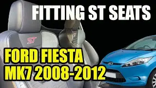 Installing ST performance car seats - Easy Steps For Ford Fiesta Mk7 Owners