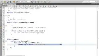 Java Thread Priority