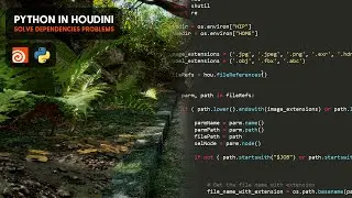 Python in Houdini | Absolute to relative paths