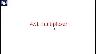 VHDL code  for 4X1 multiplexer | dataflow model  | Digital Systems Design | Lec-45