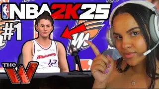 NBA 2K25 The W #1 | CREATING MY PLAYER & A'JA WILSON WAS GREAT UNTIL I SHOWED UP!