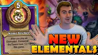 NEW Elementals Season 8 Card Reveal! | Hearthstone Battlegrounds