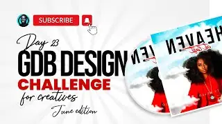 GDB DESIGN CHALLENGE, Day 23 - Music Cover Artwork + Mock-up
