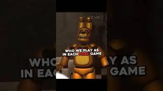What Character We Played In Each FNAF Game👾Sub For More Content 