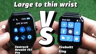 Fire-boltt king Vs Fastrack Revoltt FS1 Pro • amoled Smartwatch battle with premium look 