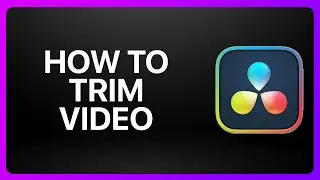 How To Trim Video In Davinci Resolve 18 Tutorial