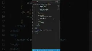 Pulse Button Animation Using HTML & CSS 