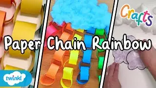 Rainbow Paper Chain Craft | DIY Rainbow