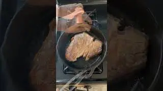 Celebration Steak #2: T-Bone in Presidential Cast Iron
