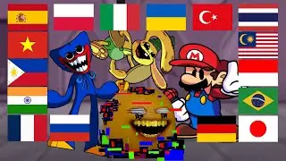 Friday Night Funkin' in different languages meme 2 (FNF)