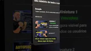 Qual a melhor capa de vídeo?? Agora o YouTube testa as capas para você!!! #shorts