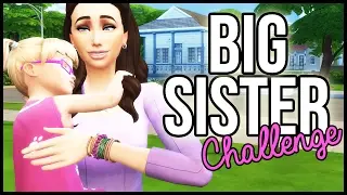 The Sims 4 | Big Sister Challenge | Part 3 [Meeting People is Hard]