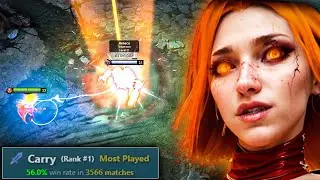 Lina Carry is Rank1 Most Played in Dota2