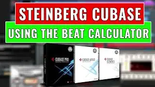 Steinberg #Cubase: How to Use the Beat Calculator in Steinberg Cubase - OBEDIA Cubase Training