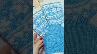Носочки жаккардом 
