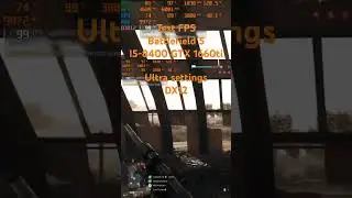 Test fps battlefield 5. I5-8400 GTX 1660ti.