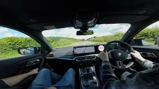 2 mates go for a drive in a fast car