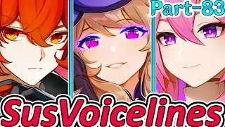 Some Funny/Interesting/Sad Voice lines - Genshin Impact | Part-83 | Yae Miko, Diluc, Lisa, Dainsleif