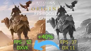 Assassin's Creed Origins FPS Boost Guide For Low End PCs.40% FPS Boost With Custom Settings.