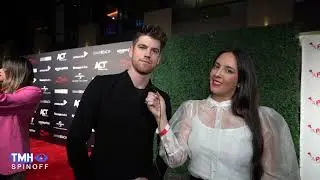 Miguel Bernardeau, Stef Roitman, Cristo Fernandez y Emi Zurita en la Premiere de El Zorro en Miami