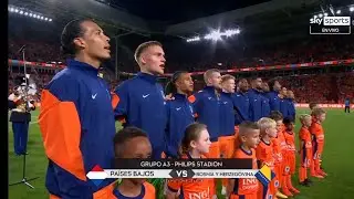 Netherlands vs Bosnia Herzegovina National Anthem - UEFA Nations League 2024/25