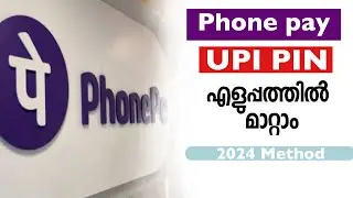 HOW TO CHANGE PHONE PAY UPI PIN NUMBER  2024(MALAYALAM)