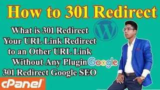 How to 301 Redirect URL | 301 redirect in wordpress | htaccess code 301 redirect without plugin