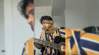What a Wonderful World | Vertical Version #acousticcover #louisarmstrong #whatawonderfulworld