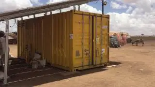 Instalación terminada en Etiopía
